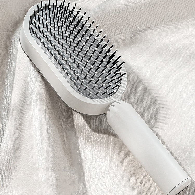 Self-Cleaning Detangling Hair Brush with Air Cushion Massager