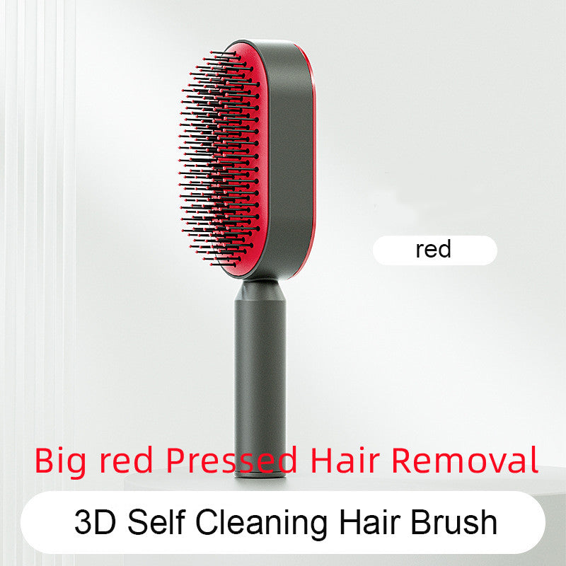 Self-Cleaning Detangling Hair Brush with Air Cushion Massager