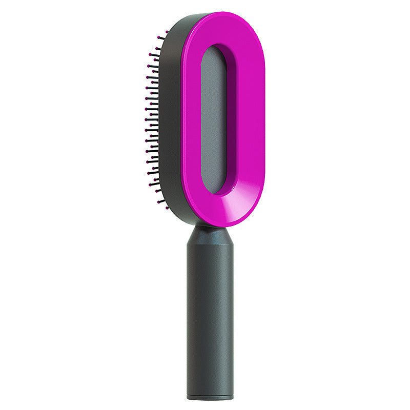 Self-Cleaning Detangling Hair Brush with Air Cushion Massager